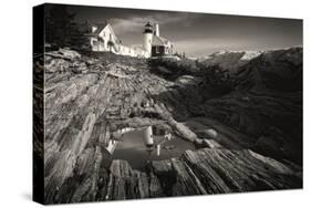 Pemaquid Point Reflection-George Oze-Stretched Canvas