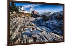 Pemaquid Pont Lighthouse, Maine-George Oze-Framed Photographic Print