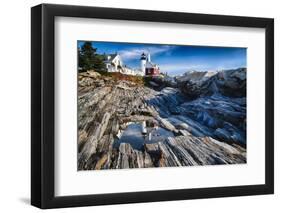 Pemaquid Pont Lighthouse, Maine-George Oze-Framed Photographic Print
