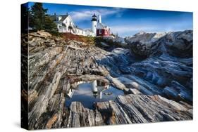 Pemaquid Pont Lighthouse, Maine-George Oze-Stretched Canvas