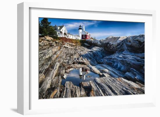 Pemaquid Pont Lighthouse, Maine-George Oze-Framed Photographic Print