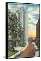 Pemberton Square and Courthouse, Boston-null-Framed Stretched Canvas