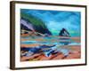 Pembroke (acrylic on canvas, 2021)-Paul Powis-Framed Giclee Print