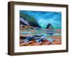 Pembroke (acrylic on canvas, 2021)-Paul Powis-Framed Giclee Print