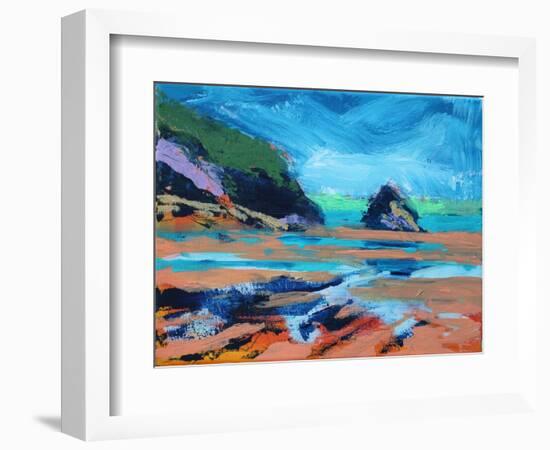 Pembroke (acrylic on canvas, 2021)-Paul Powis-Framed Giclee Print