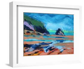 Pembroke (acrylic on canvas, 2021)-Paul Powis-Framed Giclee Print