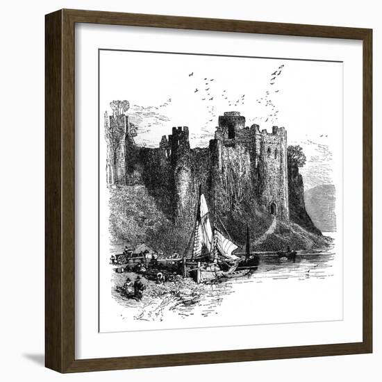 Pembroke Castle, 1930S-Birket Foster-Framed Giclee Print