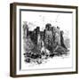 Pembroke Castle, 1930S-Birket Foster-Framed Giclee Print