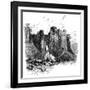 Pembroke Castle, 1930S-Birket Foster-Framed Giclee Print