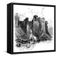 Pembroke Castle, 1930S-Birket Foster-Framed Stretched Canvas