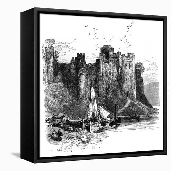 Pembroke Castle, 1930S-Birket Foster-Framed Stretched Canvas