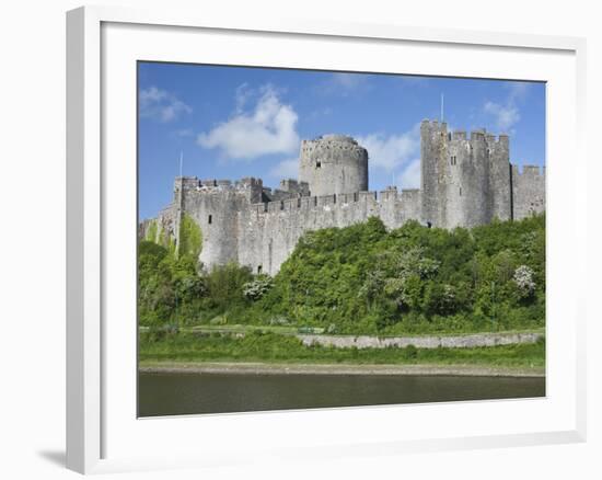 Pembroke Castle in Pembroke, Pembrokeshire, Wales, United Kingdom, Europe-David Clapp-Framed Photographic Print