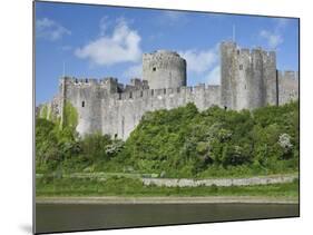 Pembroke Castle in Pembroke, Pembrokeshire, Wales, United Kingdom, Europe-David Clapp-Mounted Photographic Print