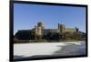 Pembroke Castle Wales in winter-Charles Bowman-Framed Photographic Print