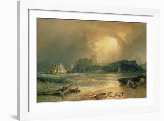 Pembroke Castle-J M W Turner-Framed Giclee Print