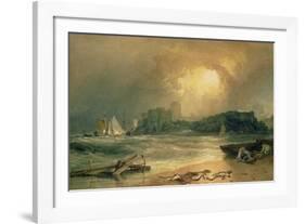 Pembroke Castle-J M W Turner-Framed Giclee Print