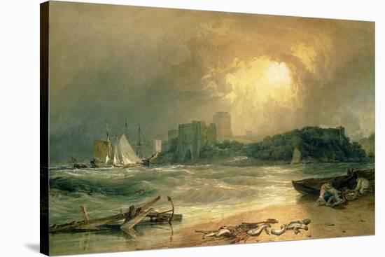 Pembroke Castle-J. M. W. Turner-Stretched Canvas