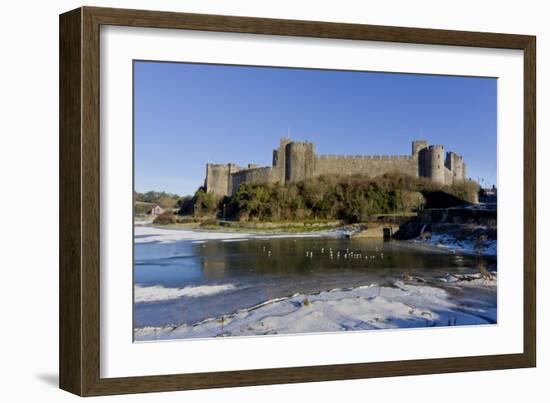 Pembroke Castle-Charles Bowman-Framed Photographic Print