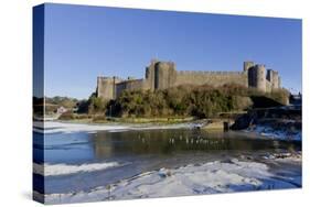 Pembroke Castle-Charles Bowman-Stretched Canvas