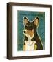 Pembroke Welsh Corgi (Tri-Color)-John Golden-Framed Giclee Print