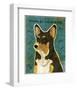 Pembroke Welsh Corgi (Tri-Color)-John Golden-Framed Giclee Print