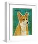 Pembroke Welsh Corgi-John W^ Golden-Framed Art Print