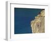 Pembrokeshire, Rockclimbing at St Nons, Pembrokeshire National Park, Wales-Paul Harris-Framed Photographic Print