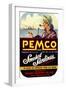Pemco Brand Smoked Sardines-null-Framed Giclee Print