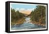 Pemegewasset Falls, White Mountains, New Hampshire-null-Framed Stretched Canvas