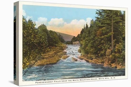 Pemegewasset Falls, White Mountains, New Hampshire-null-Stretched Canvas