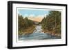 Pemegewasset Falls, White Mountains, New Hampshire-null-Framed Art Print