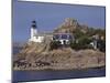 Pen Al Lann Point (Pointe De Pen-Al-Lann) Lighthouse, Carentec, Finistere, Brittany, France-David Hughes-Mounted Photographic Print