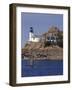 Pen Al Lann Point (Pointe De Pen-Al-Lann) Lighthouse, Carentec, Finistere, Brittany, France-David Hughes-Framed Photographic Print