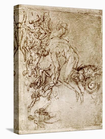 Pen and Ink Sketches, 1913-Leonardo da Vinci-Stretched Canvas