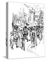 Pen and Ink Study, C19th Century-Max Liebermann-Stretched Canvas