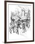 Pen and Ink Study, C19th Century-Max Liebermann-Framed Giclee Print