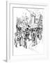 Pen and Ink Study, C19th Century-Max Liebermann-Framed Giclee Print