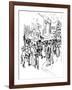 Pen and Ink Study, C19th Century-Max Liebermann-Framed Giclee Print