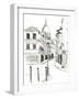 Pen & Ink Travel Studies IV-Ethan Harper-Framed Art Print