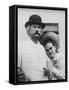 Pen Pals, Mark Twain and Dorothy Quick, 1907-Science Source-Framed Stretched Canvas