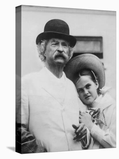 Pen Pals, Mark Twain and Dorothy Quick, 1907-Science Source-Stretched Canvas