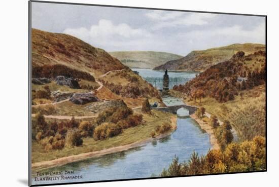 Pen-Y-Garig Dam, Elan Valley, Rhayader-Alfred Robert Quinton-Mounted Giclee Print
