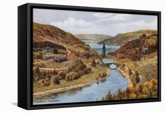 Pen-Y-Garig Dam, Elan Valley, Rhayader-Alfred Robert Quinton-Framed Stretched Canvas