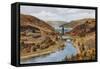 Pen-Y-Garig Dam, Elan Valley, Rhayader-Alfred Robert Quinton-Framed Stretched Canvas
