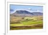 Pen Y Ghent from Above Langcliffe Near Settle, Yorkshire, England, United Kingdom, Europe-Mark Sunderland-Framed Photographic Print