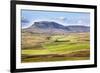 Pen Y Ghent from Above Langcliffe Near Settle, Yorkshire, England, United Kingdom, Europe-Mark Sunderland-Framed Photographic Print