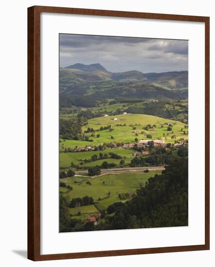 Pena Cabarga Mountain View, Santander, Spain-Walter Bibikow-Framed Photographic Print