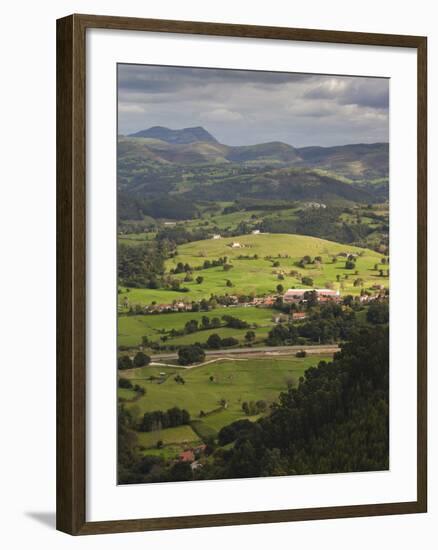 Pena Cabarga Mountain View, Santander, Spain-Walter Bibikow-Framed Photographic Print