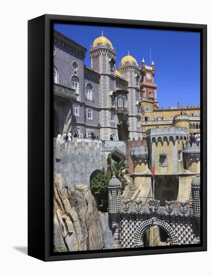 Pena National Palace, Sintra, UNESCO World Heritage Site, Portugal, Europe-Amanda Hall-Framed Stretched Canvas