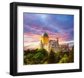 Pena Palace in Sintra Portugal-null-Framed Art Print